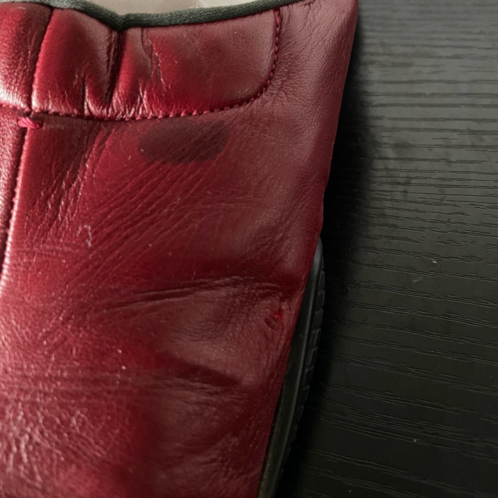 Prada Dark Red Mules - image 4